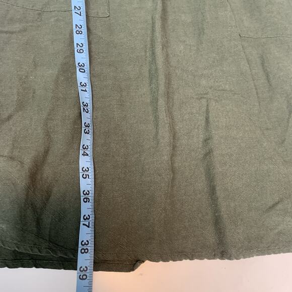 Le Lis Dress Womens Medium Minimalist Elastic Waist Tie Sleeve Preppy Classic M - Picture 9 of 9